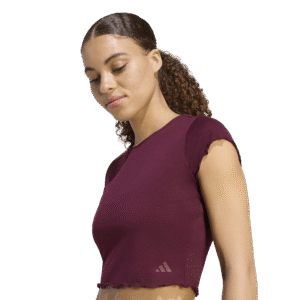 Adidas Motion T-shirt KV4047 Maroon bordeauxrood heren sportshirt