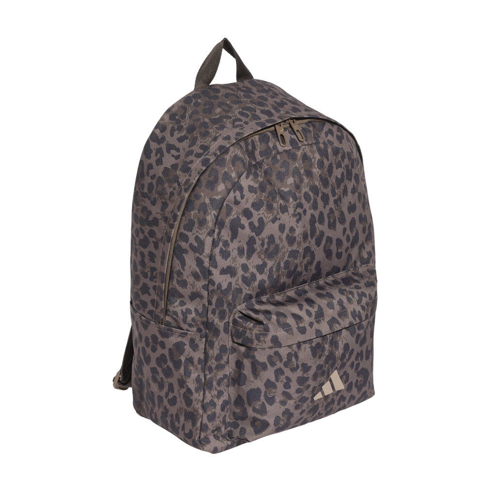 Adidas Ess Leo BP KW8036 rugzak met stijlvolle luipaardprint