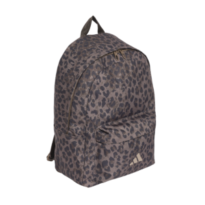 Adidas Ess Leo BP KW8036 rugzak met stijlvolle luipaardprint