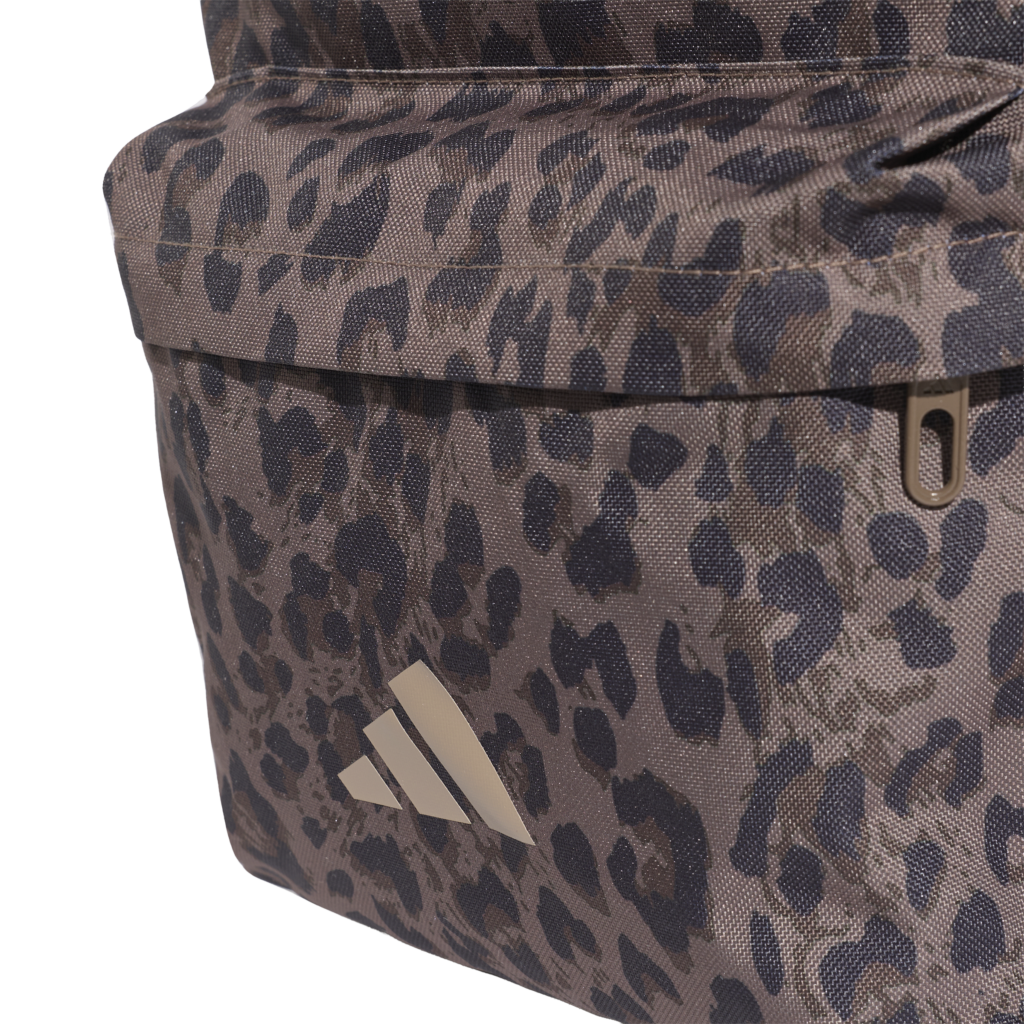 Adidas Ess Leo BP KW8036 rugzak met stijlvolle luipaardprint