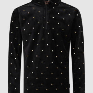 Protest PRTMarta JR 12962002 True Black zwarte meiden ski pulli met korte rits