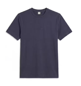 Calvin Klein LVGMF6K100 CCI Blue Nights donkerblauw heren t-shirt met iconisch logo op de borst