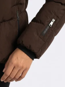 Falcon Lady Jacket Inaya C015 Chocolate bruine warme dames outdoor winterjas