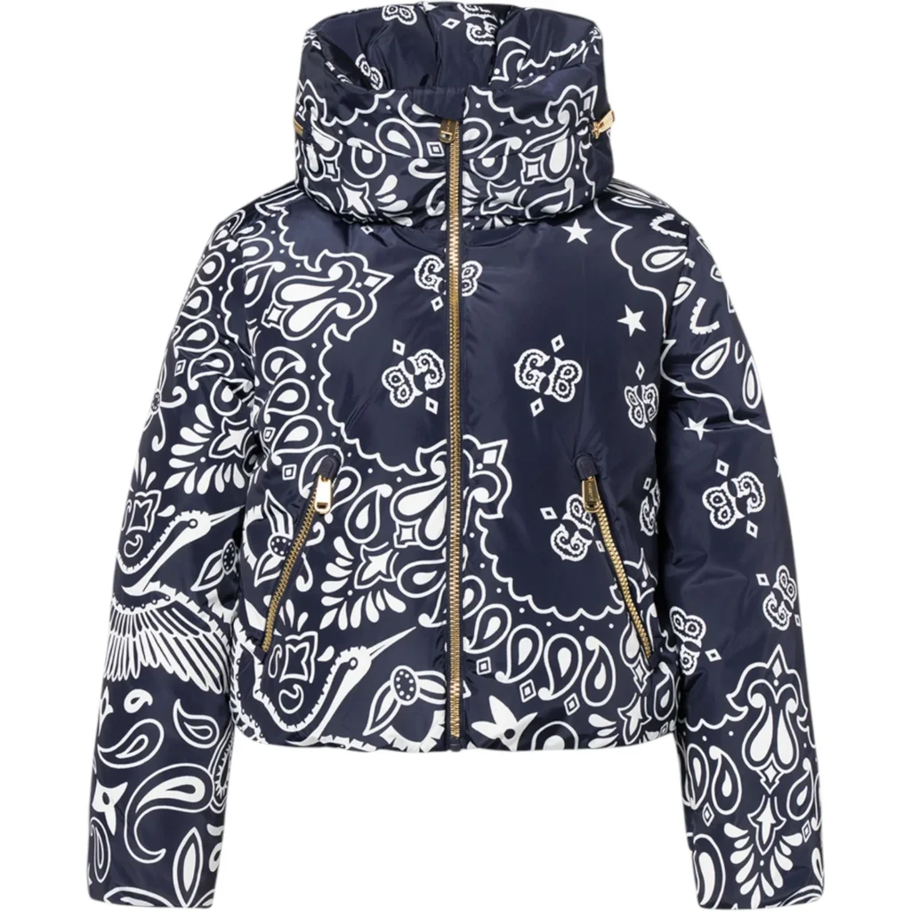 Goldbergh GB035.10.264 0049 Kyoki Ski Jacket dames skijas met blauwe bandana paisley print