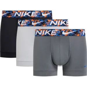 Nike 0000KE1156 065 Trunk 3-pack Barley comfortabele heren boxershorts met elastische merkband