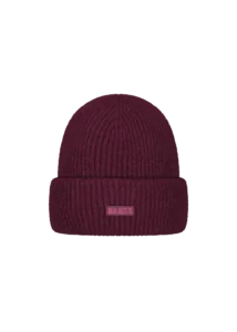 Barts 6903 025 Ardelve Beanie auberginepaarse gebreide wintermuts Aubergine