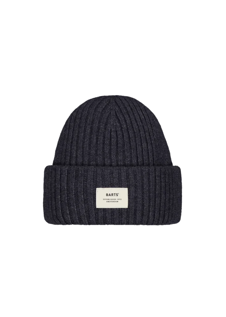 Barts Basalth Beanie Charcoal 4250-211 antracietgrijze gebreide wintermuts