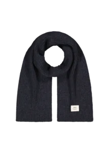 Barts Basalth Scarf Charcoal 4251-211 antracietgrijze gebreide wintersjaal