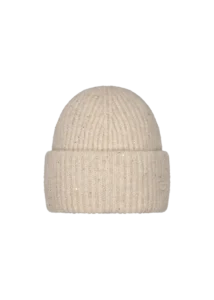 Barts Glitch Beanie Cream 6888-10 crèmekleurige gebreide wintermuts