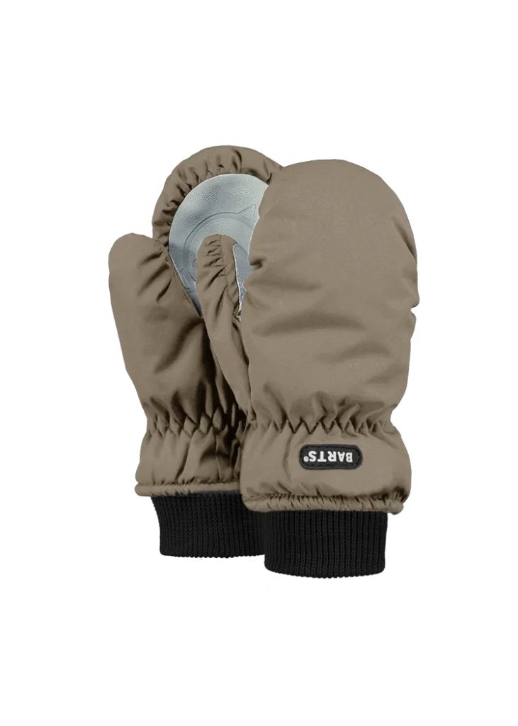 Barts Nylon Mitts Kids Stone 0606-242 grijze warme kinderwanten