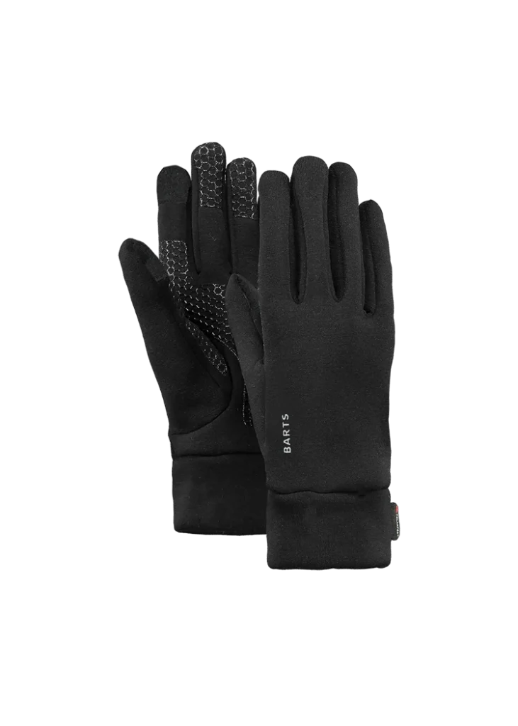 Barts Powerstretch Touch Gloves 0644201 zwarte touchscreen handschoenen