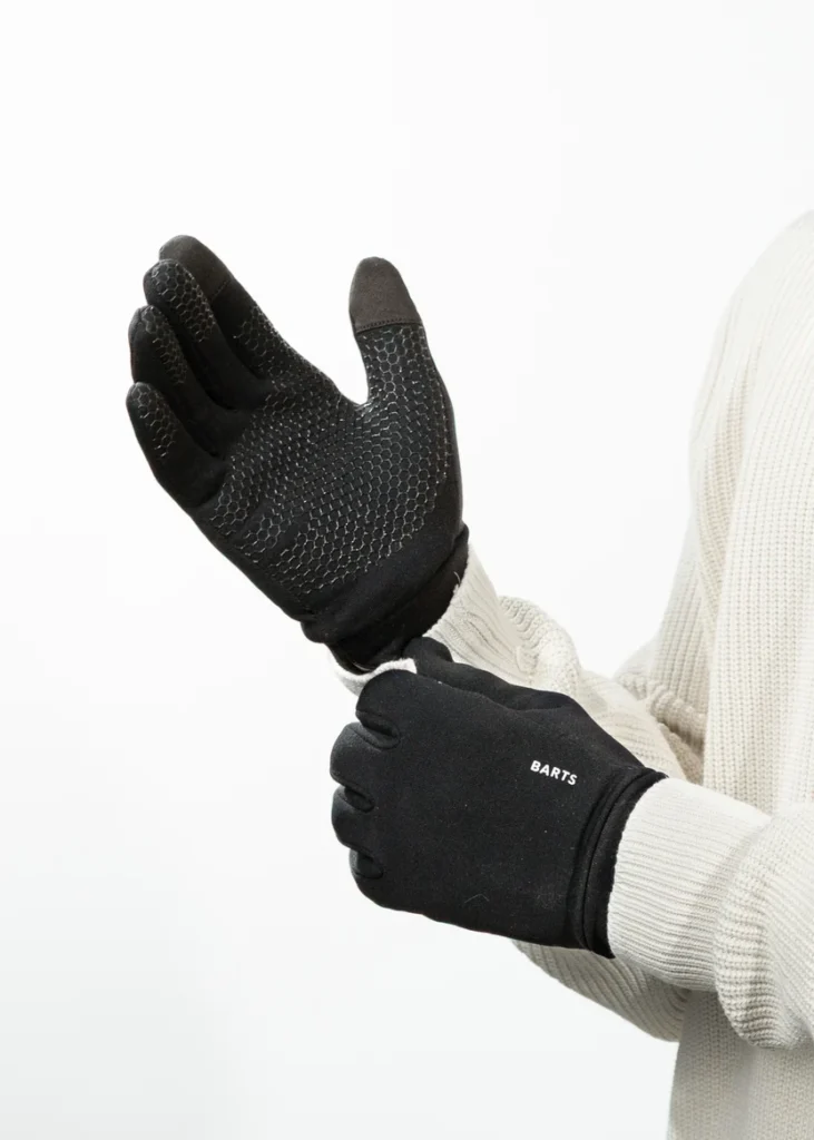 Barts Powerstretch Touch Gloves 0644201 zwarte touchscreen handschoenen