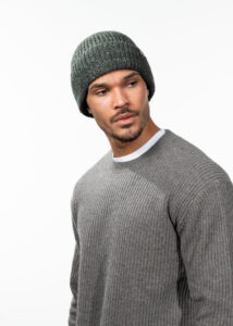 Barts 6194 013 Skaga Beanie legergroene gebreide wintermuts Army