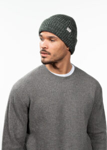 Barts 6194 013 Skaga Beanie legergroene gebreide wintermuts Army