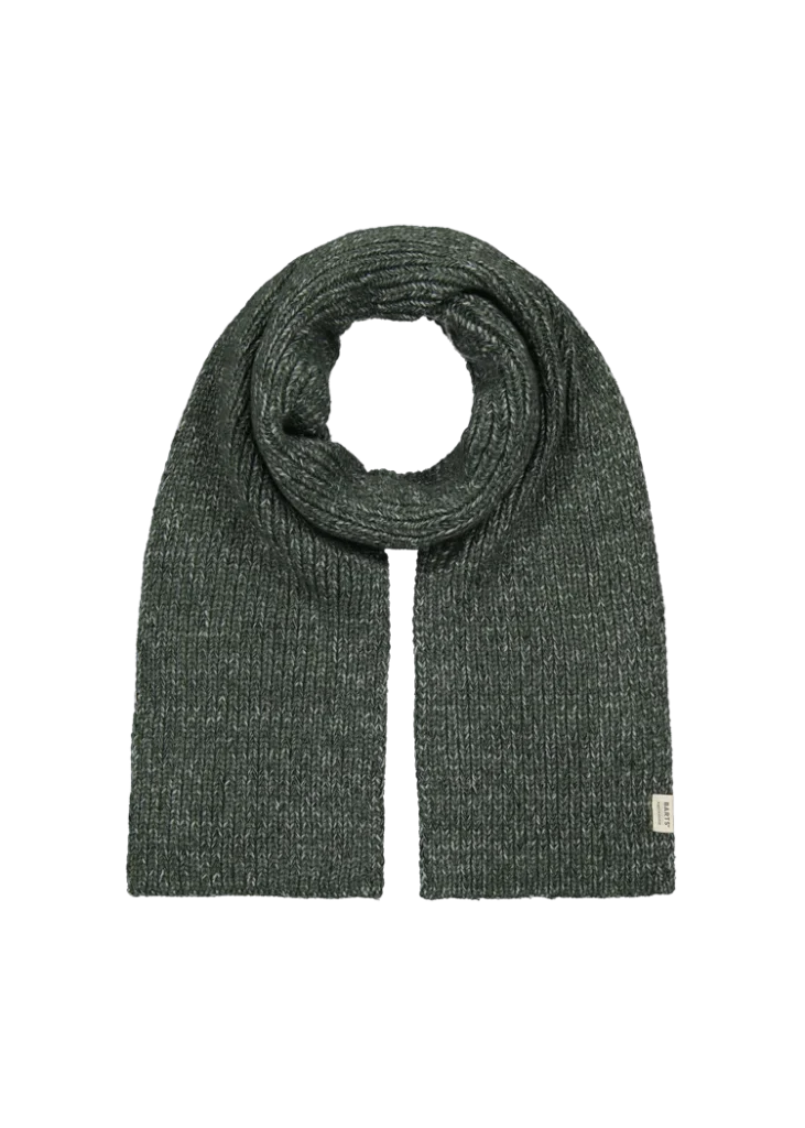 Barts 6195 13 Skaga Scarf legergroene gebreide wintersjaal Army