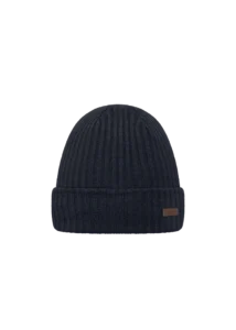 Barts Wilbert Turnup Navy 3920-03 donkerblauwe gebreide wintermuts