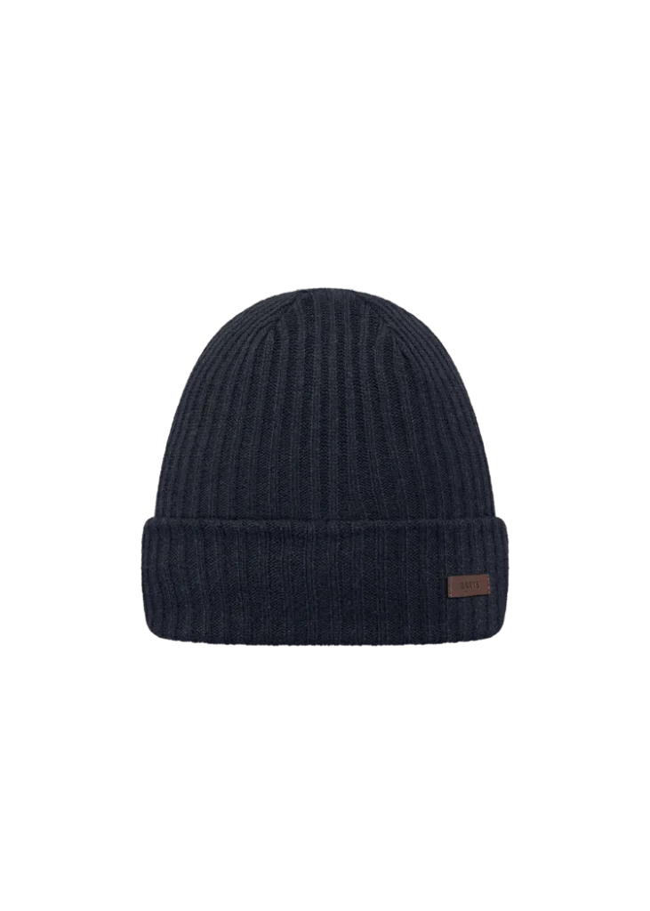 Barts Wilbert Turnup Navy 3920-03 donkerblauwe gebreide wintermuts