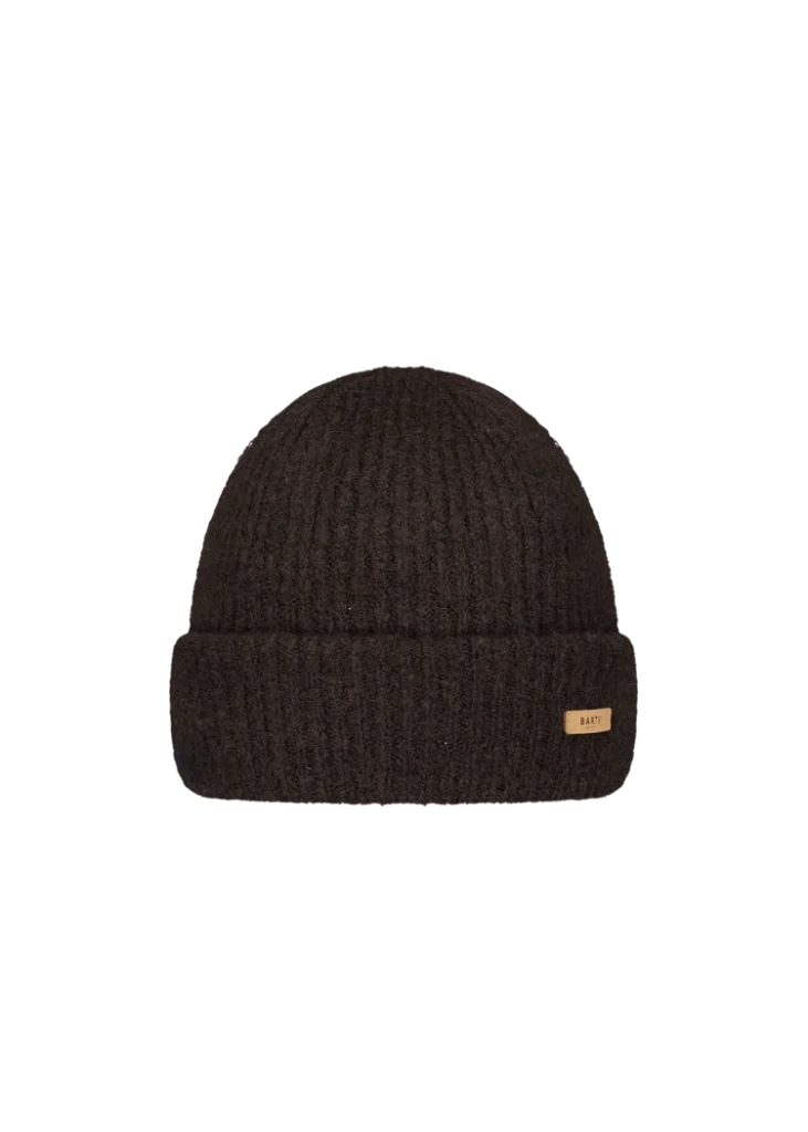 Barts Witzia Beanie Dark Brown 45410201 donkerbruine gebreide wintermuts