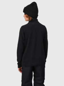 Brunotti Tenny Boys Snow Fleece 2623240191-9999 zwarte warme jongens ski pully