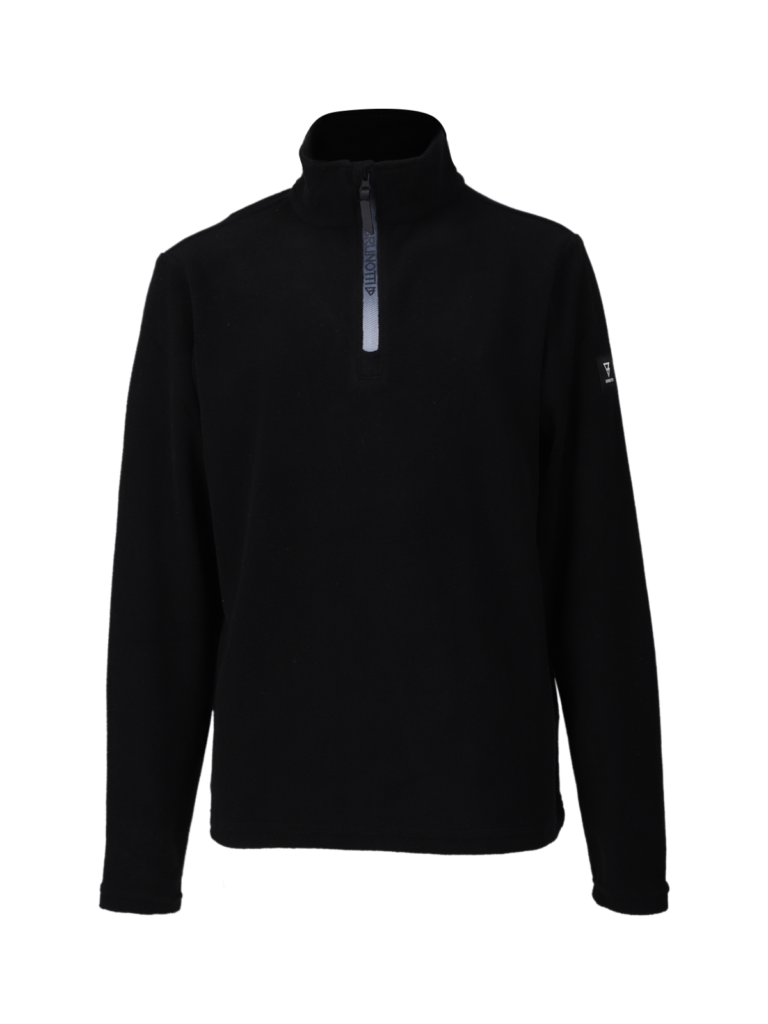 Brunotti Tenny Boys Snow Fleece 2623240191-9999 zwarte warme jongens ski pully