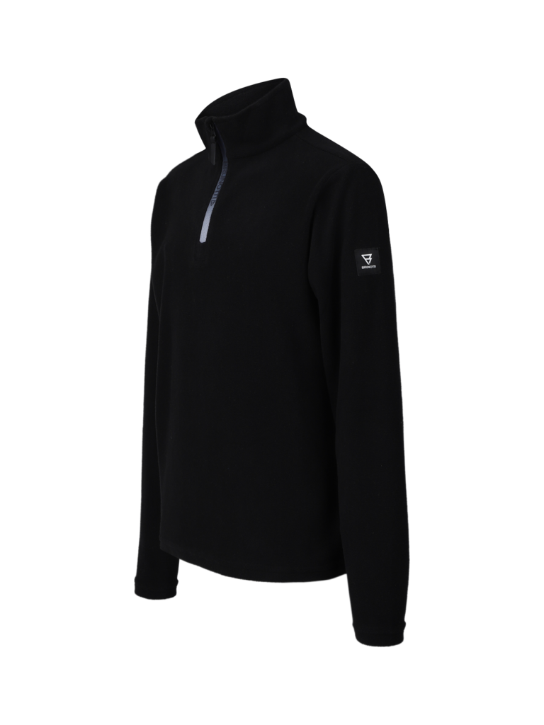 Brunotti Tenny Boys Snow Fleece 2623240191-9999 zwarte warme jongens ski pully