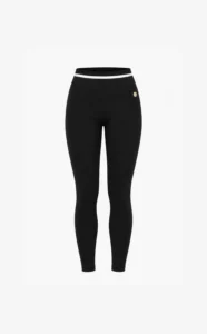 Contrast Leggings Black Sapphire x White dames sportlegging met shape control