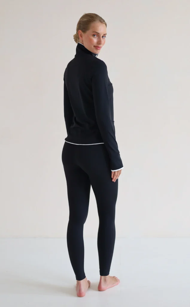 House of Gravity Contrast Performance Jacket HG-210-2604-1020 Black x White dames sportvest