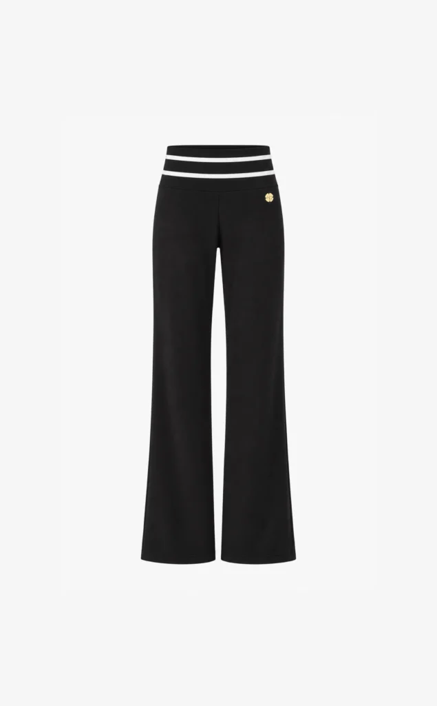 House of Gravity - Gravity Performance Trouser HG-617-2604-1020 Black x White soepele dames sportbroek