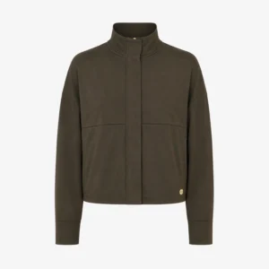 House of Gravity Oversized Active Jacket HG-212-2604-5030 Olivine Green olijfgroen dames sportjack