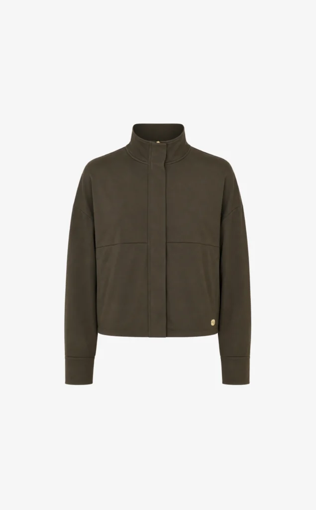House of Gravity Oversized Active Jacket HG-212-2604-5030 Olivine Green olijfgroen dames sportjack