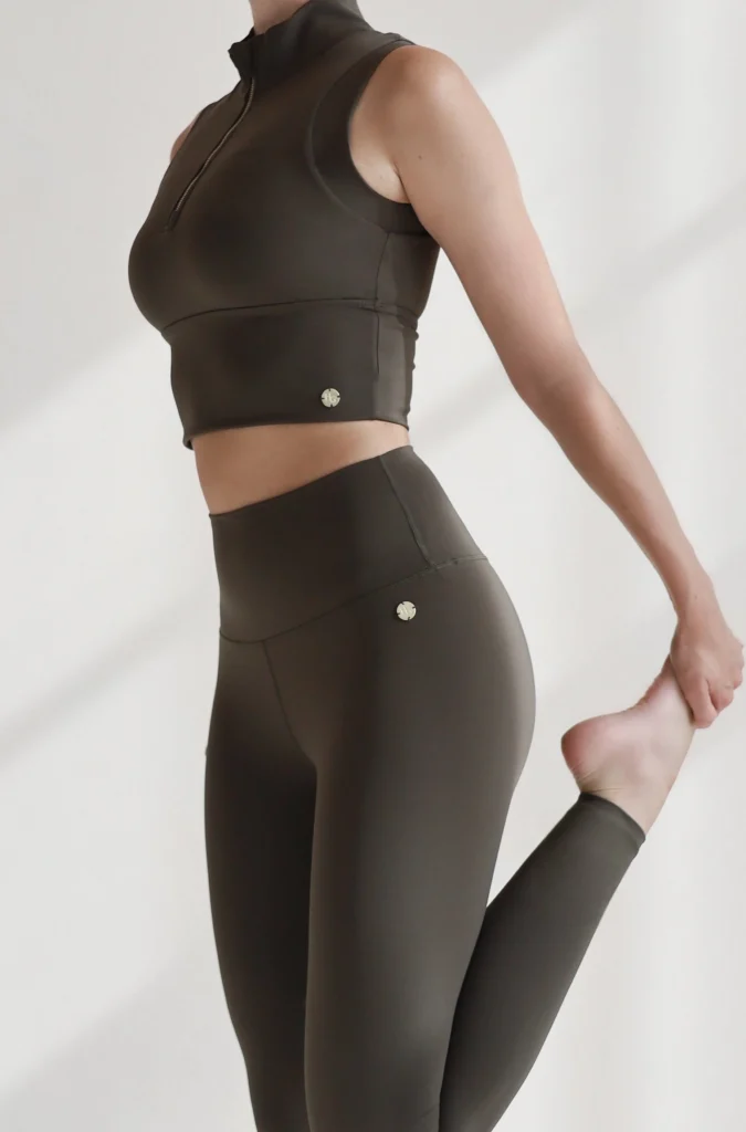 House of Gravity Signature Leggings HG-500-2604-5030 Olivine Green olijfgroene dames sportlegging