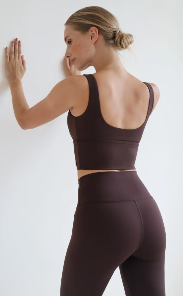 House of Gravity Signature Leggings HG-5002504-4201 Cacao Brown luxe bruine dames sportlegging