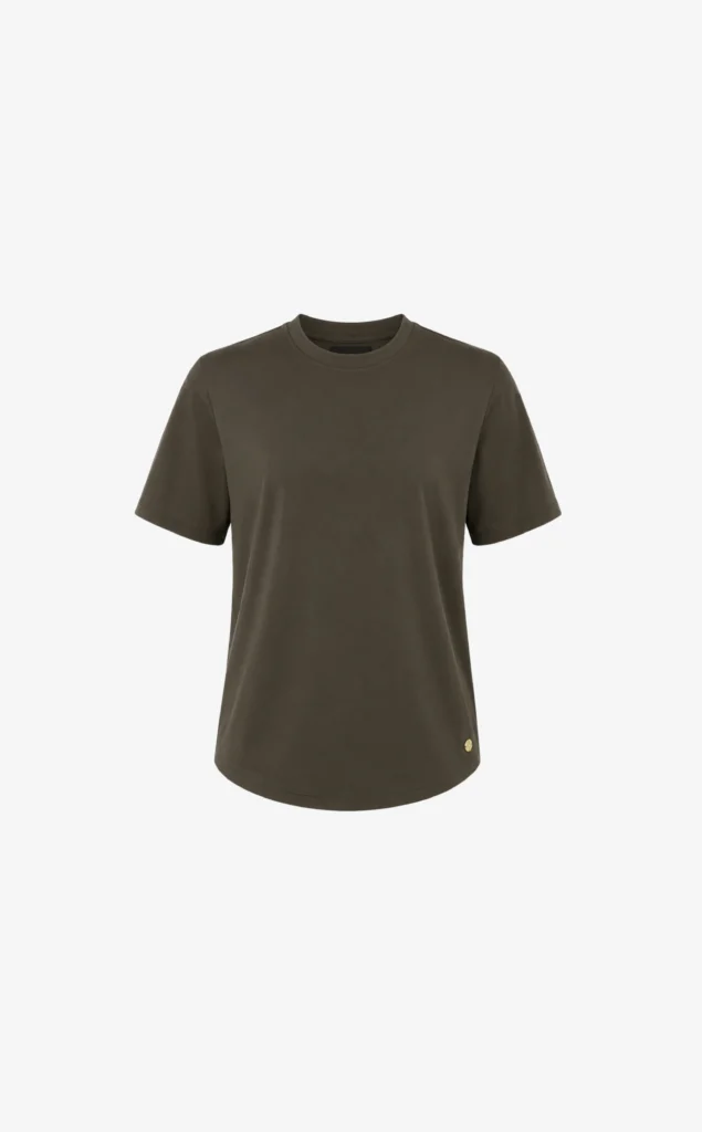 House of Gravity Active Basic Tee HG-400-2604-5030 Olivine Green olijfgroen dames sportshirt