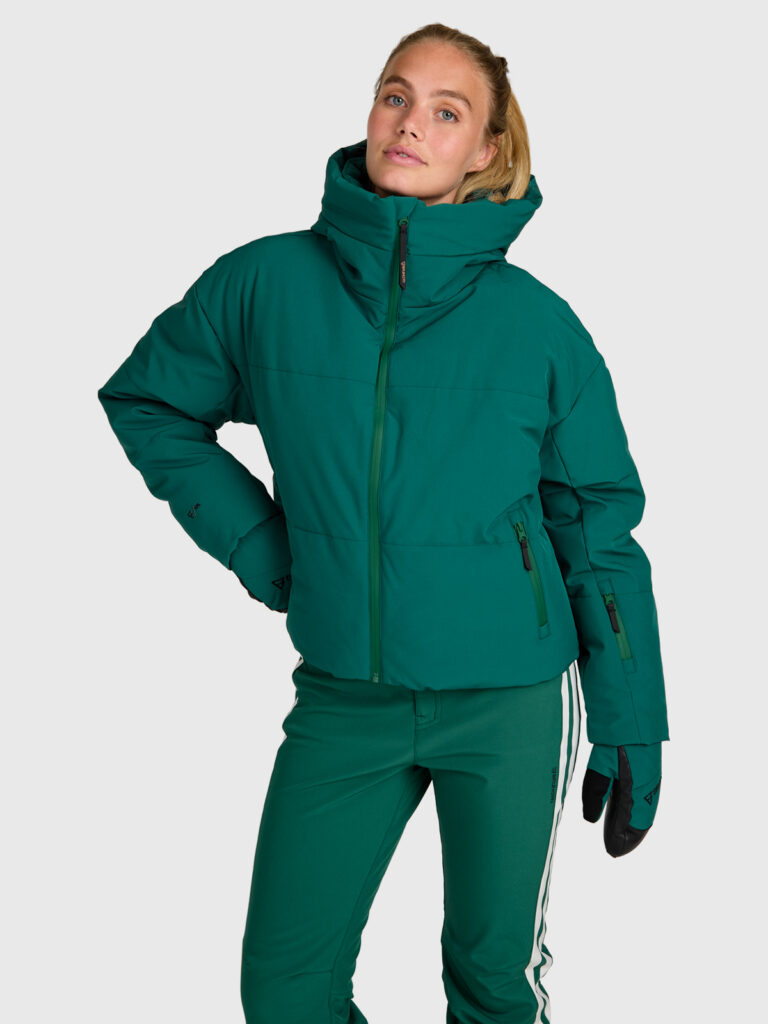 Brunotti 2522200205 fiaskia women snow jacket 6991 hunter green dames skijas