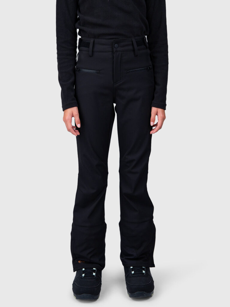 Brunotti 2524220421 coldlaky girls softshell pants 9999 black meiden skibroek