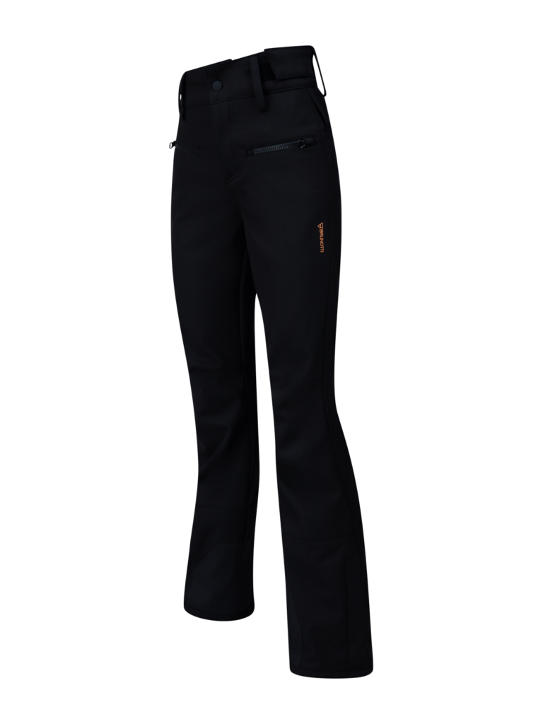Brunotti 2524220421 coldlaky girls softshell pants 9999 black meiden skibroek
