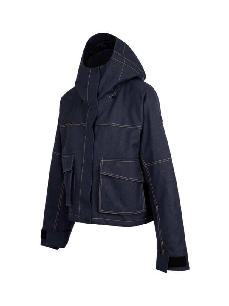 Brunotti lima denim women snow jacket 2622200135 7027 denim dames ski jas spijkerlook