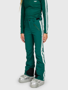 Brunotti lennys girls softshell pants 2624220215 6991 hunter green meiden skibroek softshell donkergroen