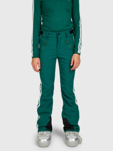Brunotti lennys girls softshell pants 2624220215 6991 hunter green meiden skibroek softshell donkergroen