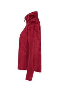 Luhta jacklin 232202 341 l kleur 670 bordeaux vest dames fleece jas outdoor midlayer