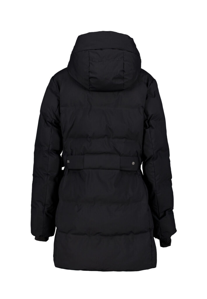 Luhta asiala 232452367l kleur 990 zwart dames winterjas outdoor jack