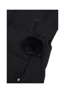 Luhta asiala 232452367l kleur 990 zwart dames winterjas outdoor jack