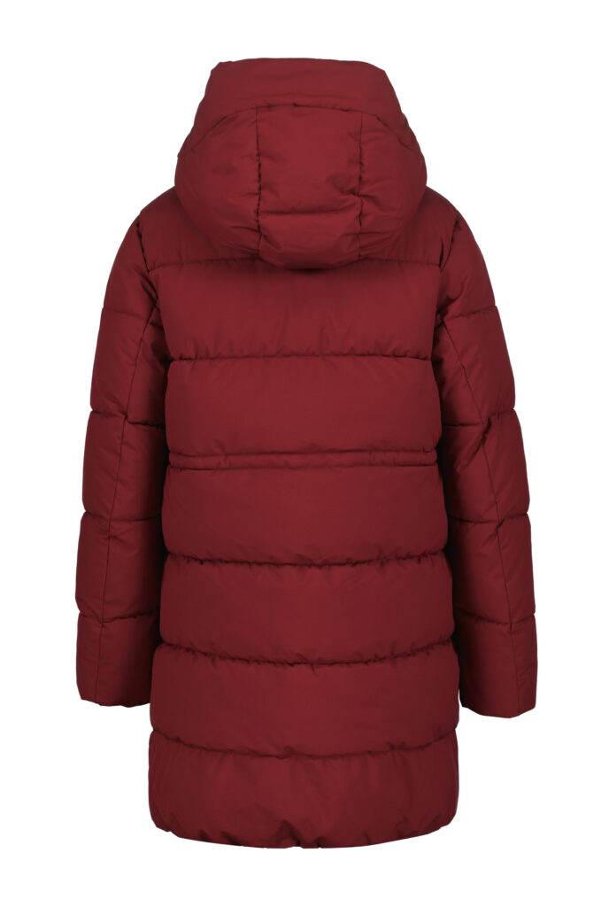 Luhta halla jas dames 232462367l kleur 670 bordeaux winterjas outdoor jack