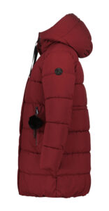Luhta halla jas dames 232462367l kleur 670 bordeaux winterjas outdoor jack