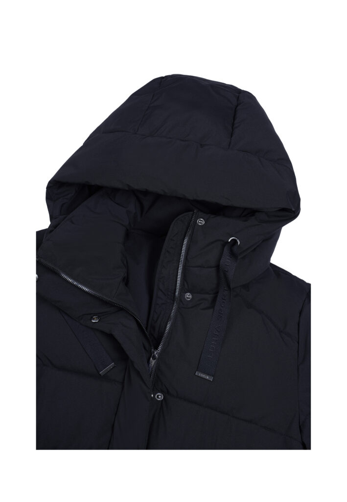 Luhta halla jas dames 232462367l kleur 990 zwart winterjas outdoor jack
