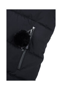Luhta halla jas dames 232462367l kleur 990 zwart winterjas outdoor jack