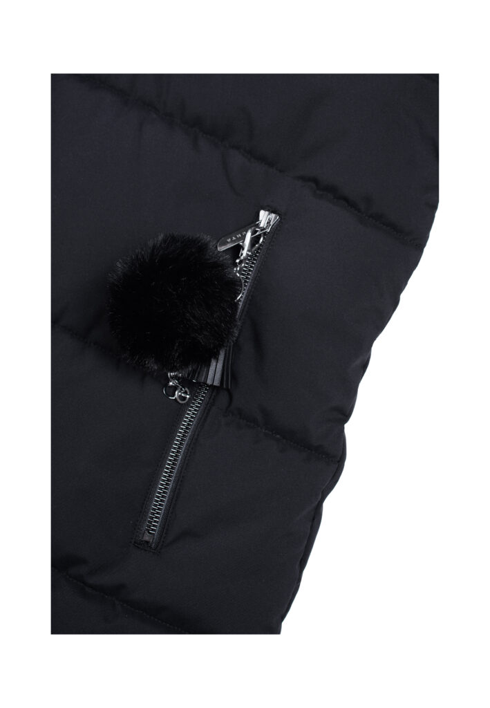 Luhta halla jas dames 232462367l kleur 990 zwart winterjas outdoor jack