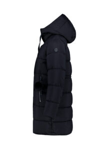Luhta halla jas dames 232462367l kleur 990 zwart winterjas outdoor jack