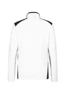 Luhta Kodannotko 232561677L-010 witte heren ski-pully met opstaande kraag en rits