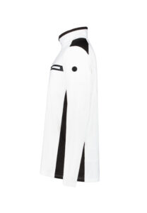Luhta Kodannotko 232561677L-010 witte heren ski-pully met opstaande kraag en rits